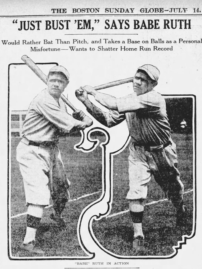 Newspaper clipping from the Boston Globe